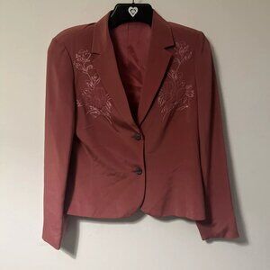 Laura Ashley Silk Blazer Jacket